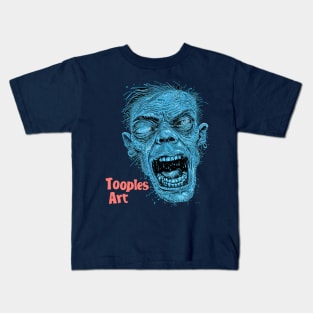 Tooples Art Zombie Kids T-Shirt